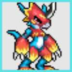 Flamedramon Digimon in Digimon UP