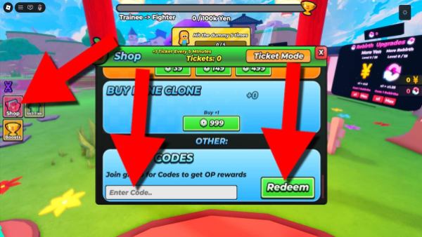 How to redeem Yen Incremental codes