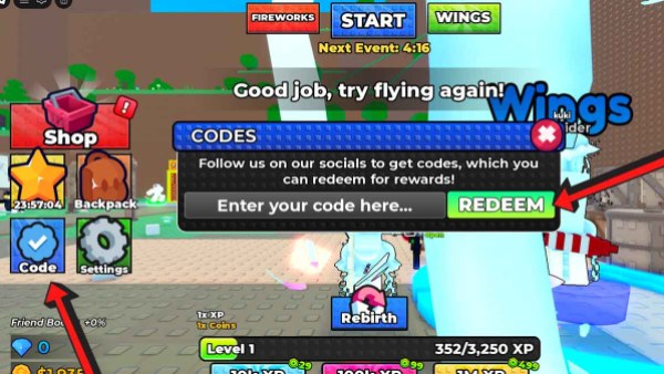 How To Redeem Fly Your Wings Codes