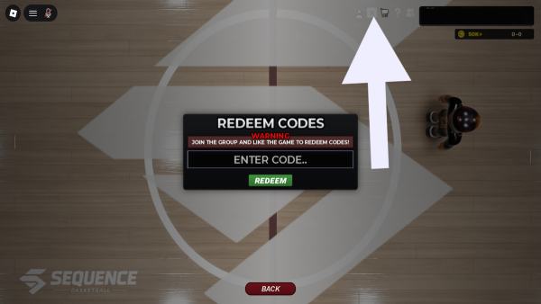 How to redeem codes in Sequence Basketball