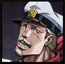 Captain Tennile Character from JoJo's Bizarre Adventure: Golden Spirit