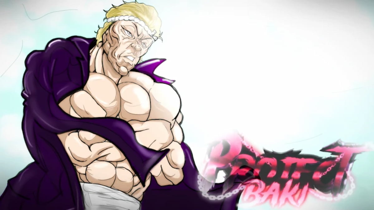 Project Baki featured image showing a muscular anime-style fighter in a purple robe beside the Project Baki logo.