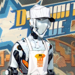 Coo & Beak Head chef character in Dynamite Blue