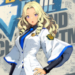 Tyra character in Dynamite Blue