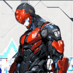 Zero-P character in Dynamite Blue
