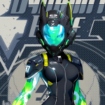Amatech Ironclad character in Dynamite Blue