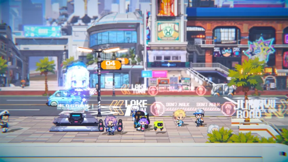 Dynamite Blue in-game preview