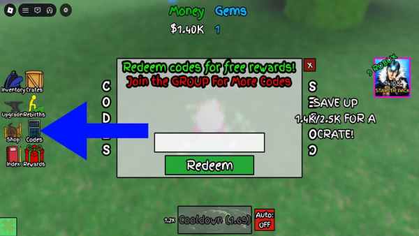 How to redeem codes in Larp Your Character. 