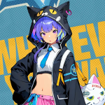 Lilly character in Dynamite Blue