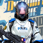 MGPD Special Force character in Dynamite Blue