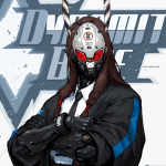 Navii Commander character in Dynamite Blue