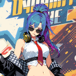Reyna character in Dynamite Blue