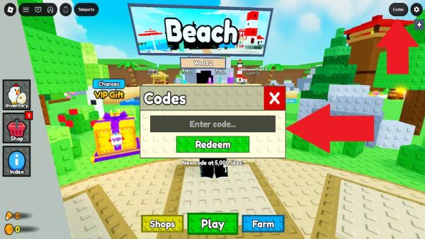 How to redeem Egg Tower Defense