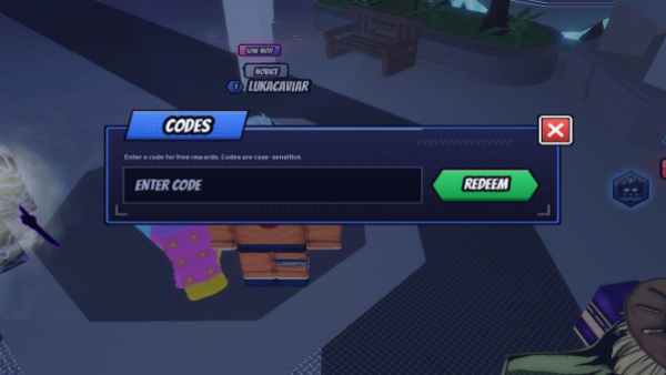 Anime Mania Remastered codes Redemption Screen