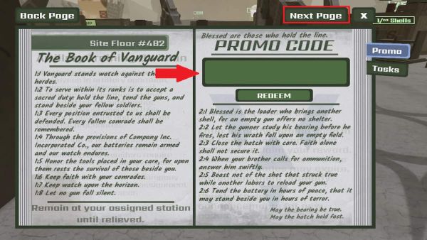 Codes Redemption Menu in CAT DEFENSE Roblox Experience