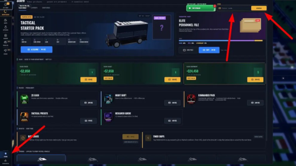 SWAT Manager Roblox Codes Section